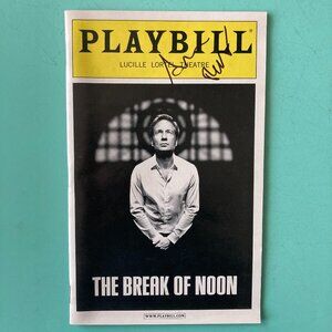 Amanda Peet (Only) Signed Playbill THE BREAK OF NOON December 2010 Tracee Chimo